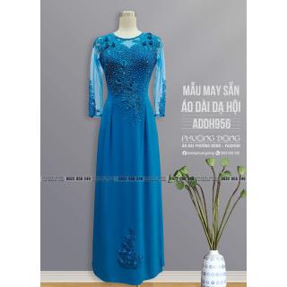 Áo Dài Dạ Hội Kết Ren Cườm Cao Cấp ADDH956 Áo Dài Dạ Hội Kết Ren Cườm Cao Cấp ADDH956